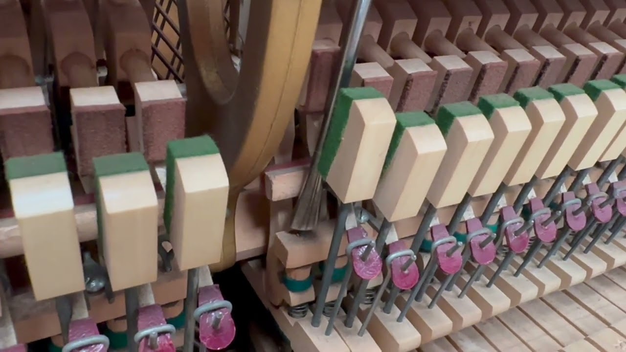 LET OFF REGULATION on upright pianos - tool to use, what to do and what to avoid: