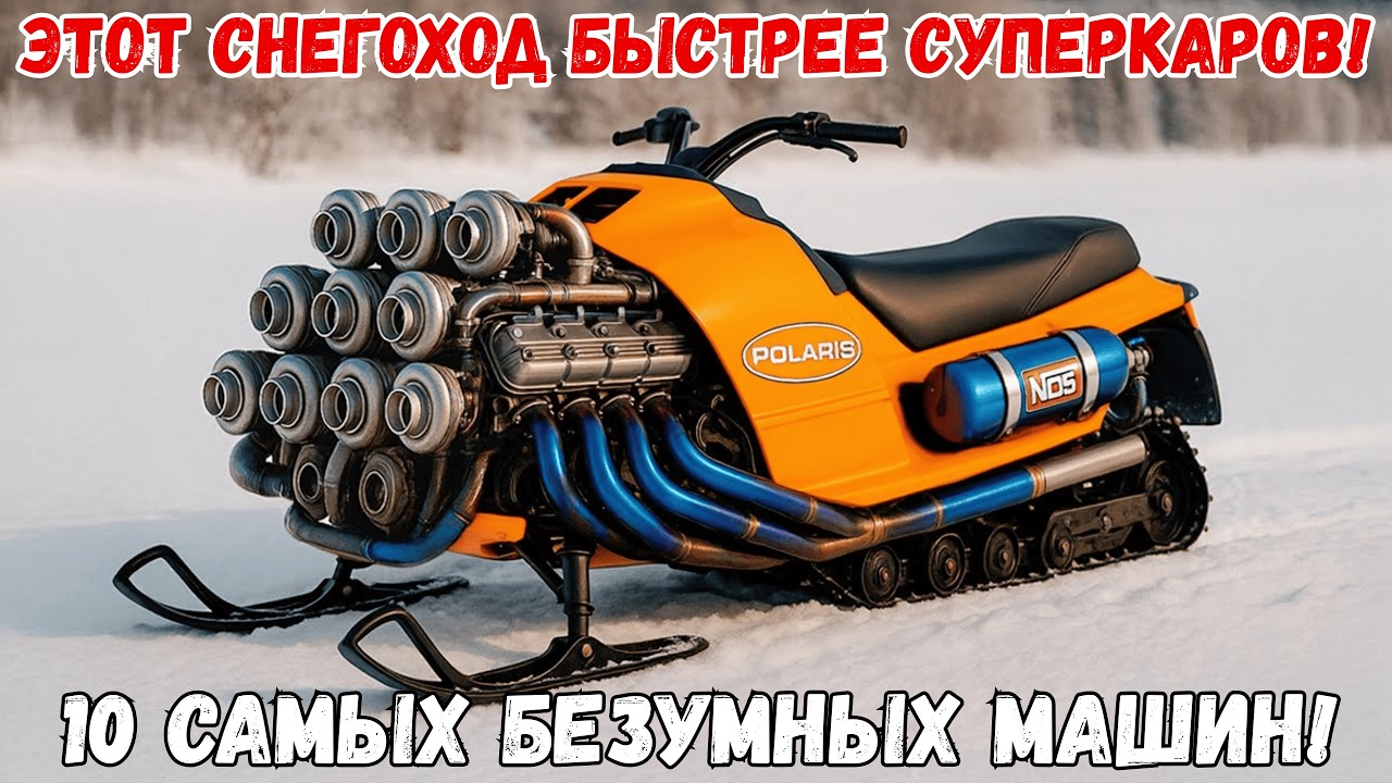 Самые жестокие и мощные снегоходы, когда-либо созданные в мире