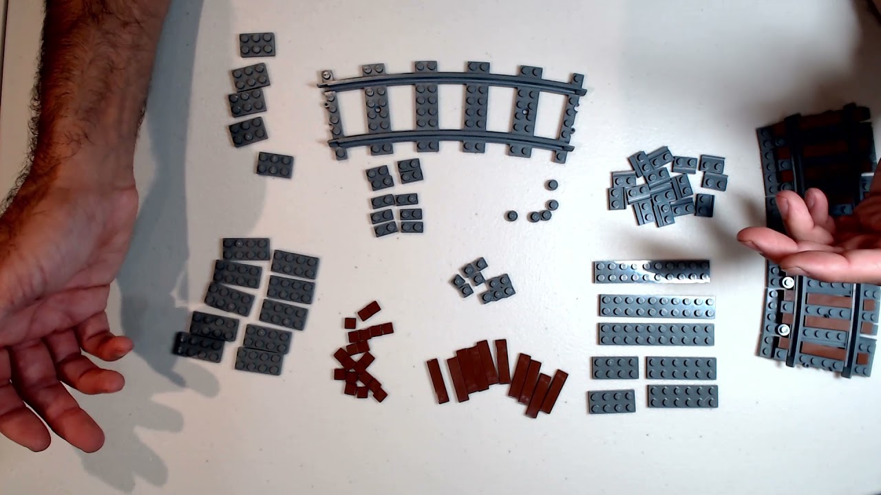 How to Ballast R56 Curves for LEGO Train Track