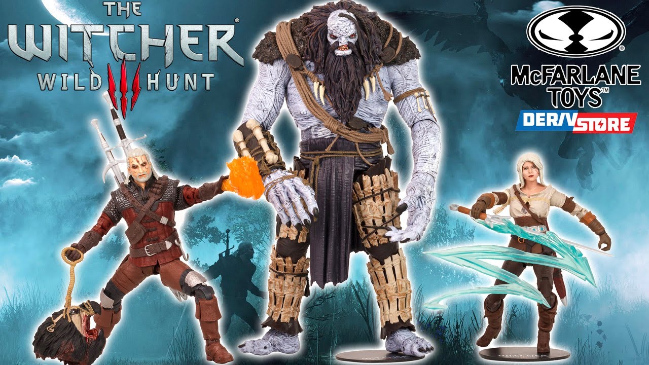 THE WITCHER 3 J'ouvre trois Figurines MCFARLANE trouvées chez DERIV STORE Juste magnifiques !