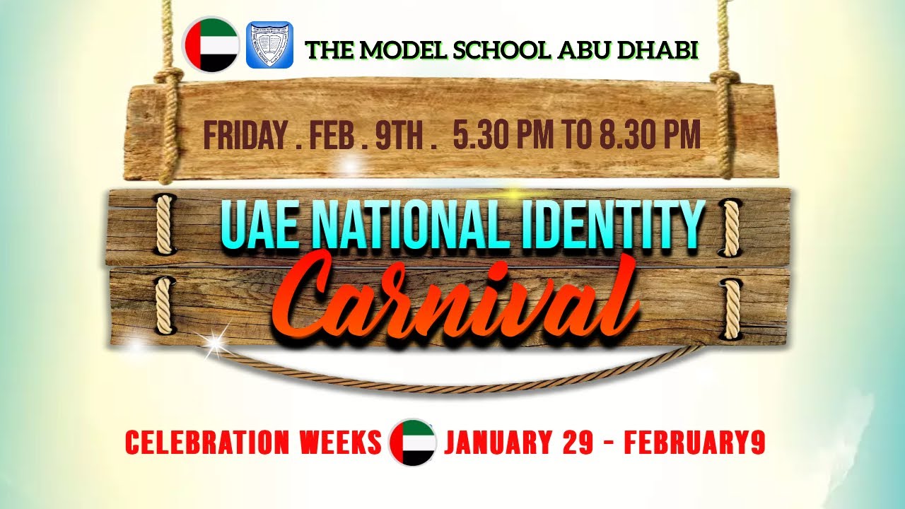 UAE NATIONAL IDENTITY CAMPAIGN  THE MODEL SCHOOL ABU DHABI