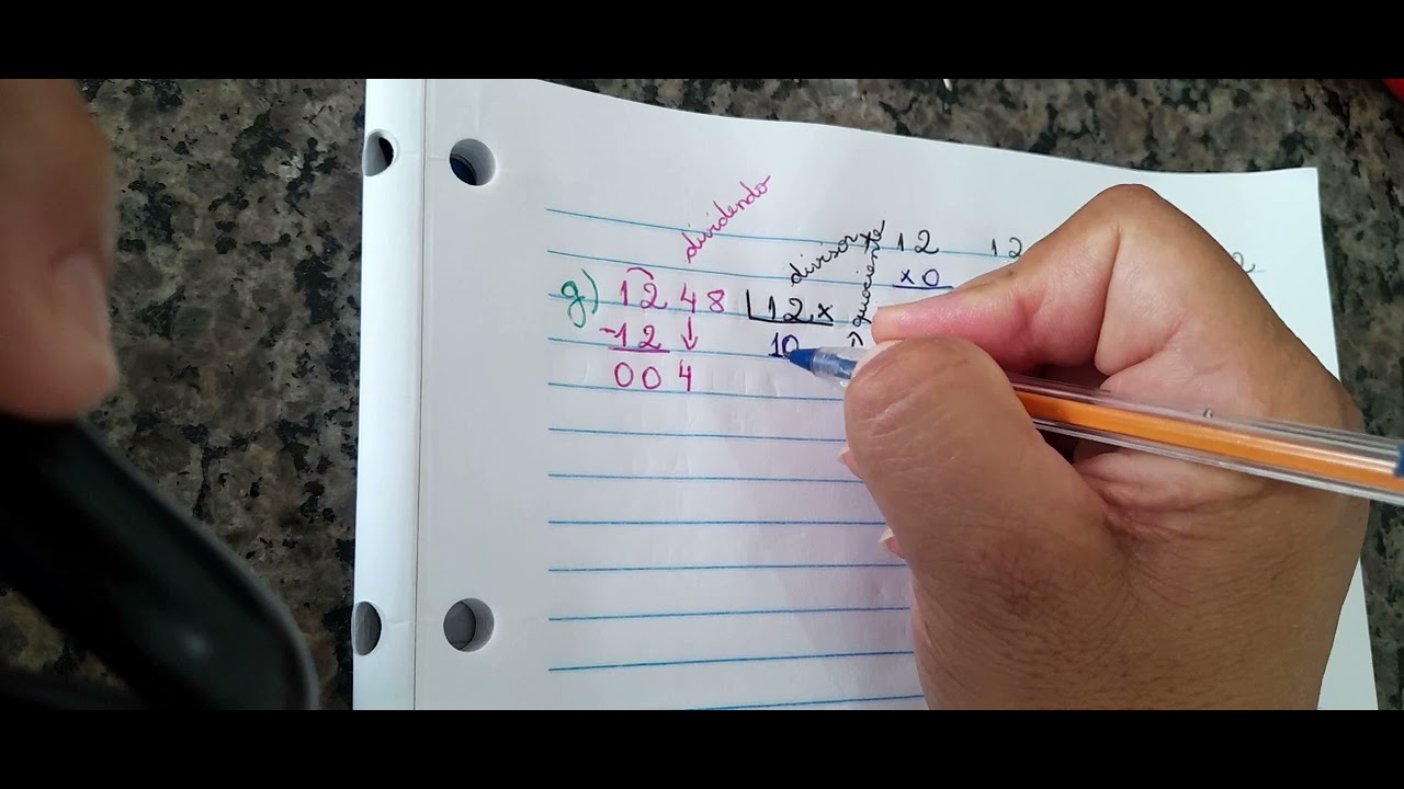 Divisão fácil usando a tabuada do divisor