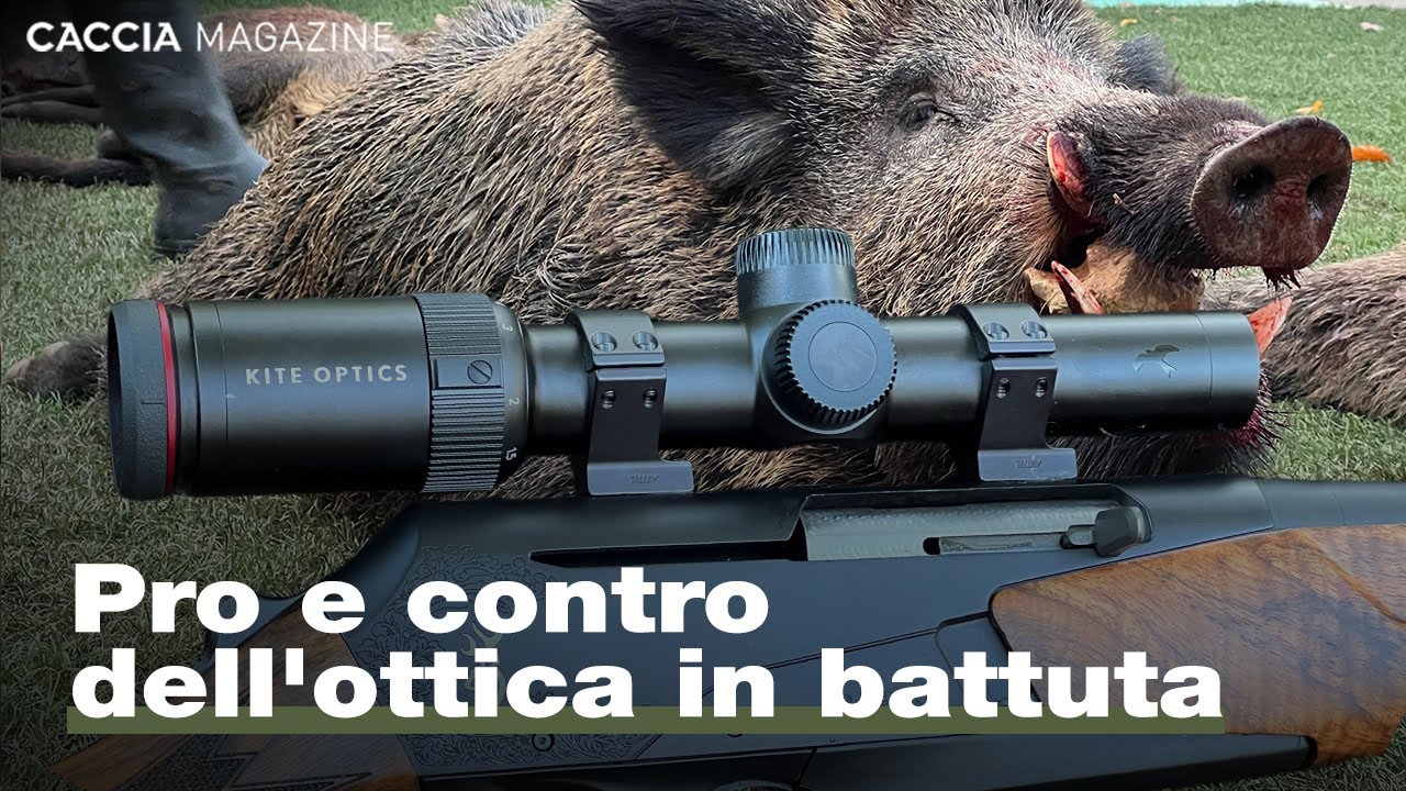Il cannocchiale da battuta per la caccia al cinghiale - Caccia Magazine Academy