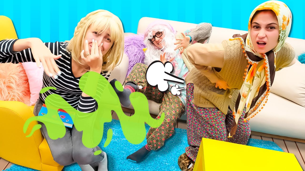 Komik video! Fındık ailesi! Ayşe teyze yanlışlıkla müshilli supangle yiyor