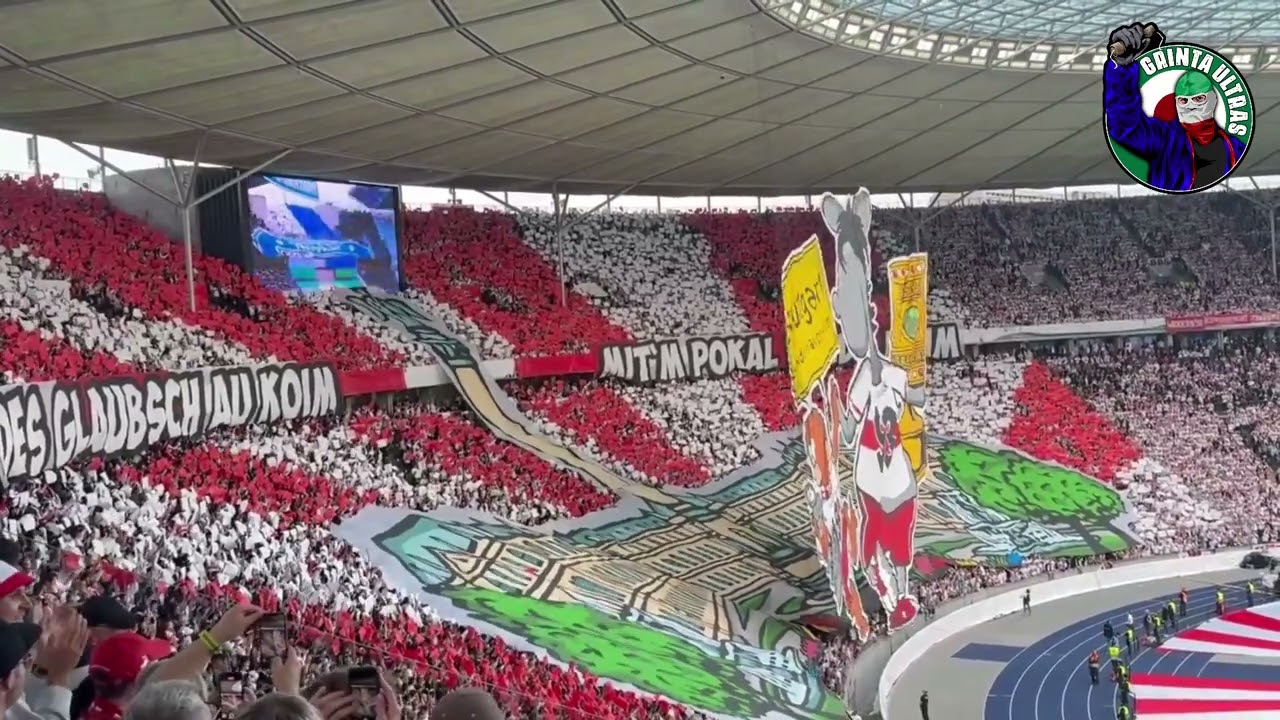 Choreo & Pyro: Stuttgart- und Bielefeld-Fans im DFB-Pokalfinale | VfB Stuttgart – Arminia Bielefeld