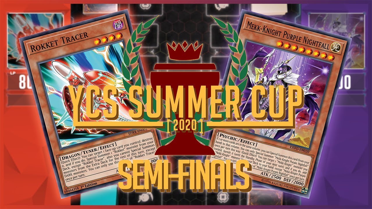Yu-Gi-Oh! Rokket Dragon Link vs Mekk Knight |YCS Summer Cup Semi-Finals!|