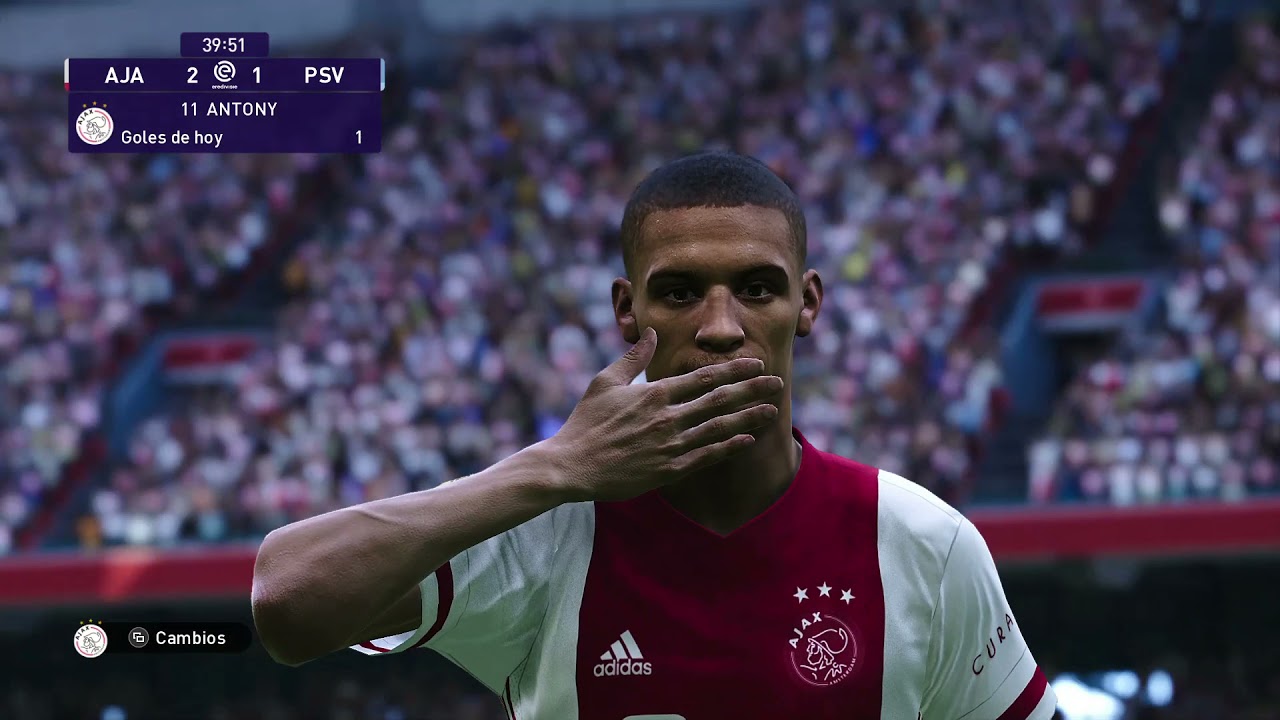 PES 2021 - Ajax vs Psv | Eredivisie 2021/22 l GOLEADA! l Goles & Resumen HD