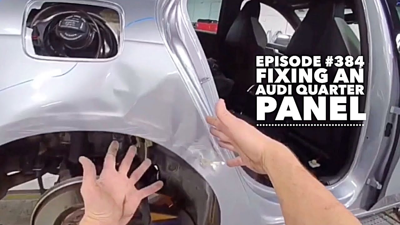 Fixing An Audi Quarter Panel!