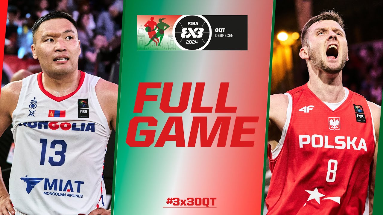 OLYMPIC TICKET GAME: Mongolia 🇲🇳 vs Poland 🇵🇱 | FIBA #3x3OQT 2024 | 3x3 Basketball