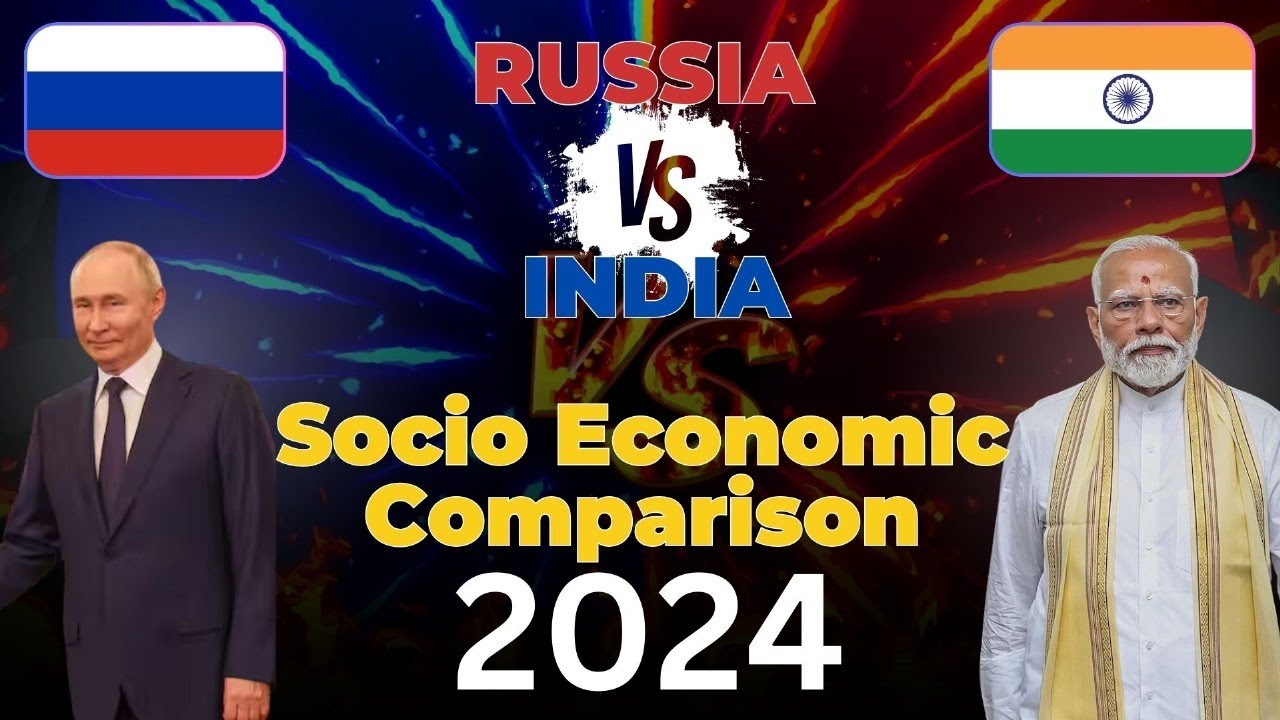 India vs Russia Social Economic Comparison #rankingchannel #factsvideo #indiavsrussia