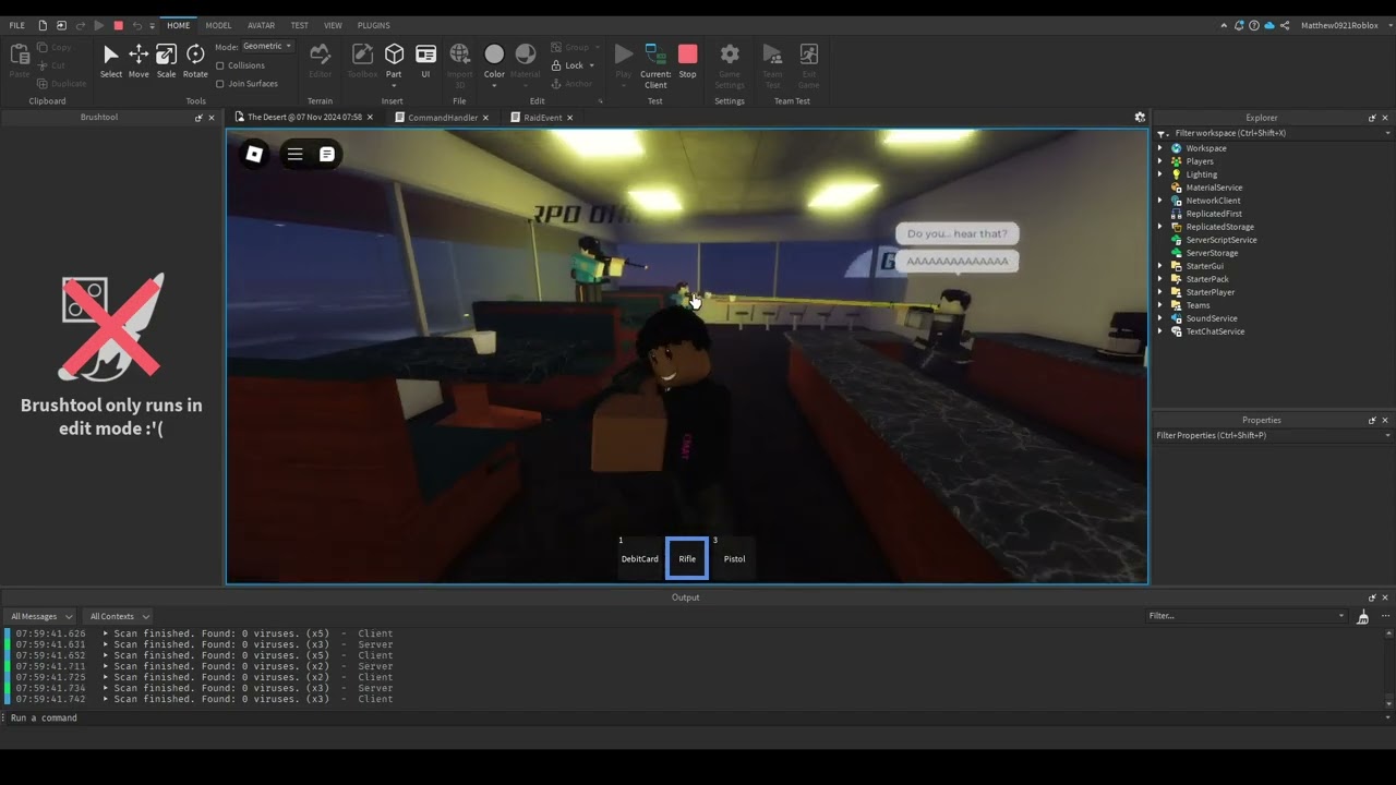 Scripted Event Example