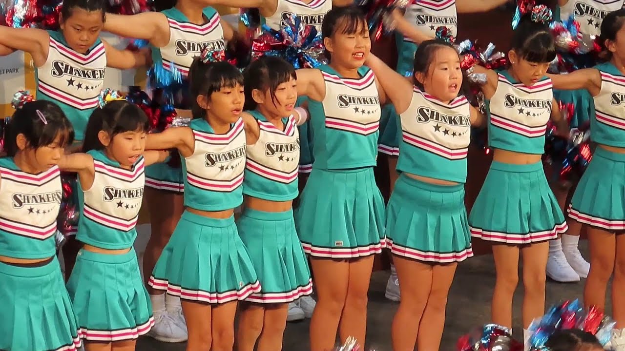 【チアガール】キッズチア Japanese Girls Cheerleader
