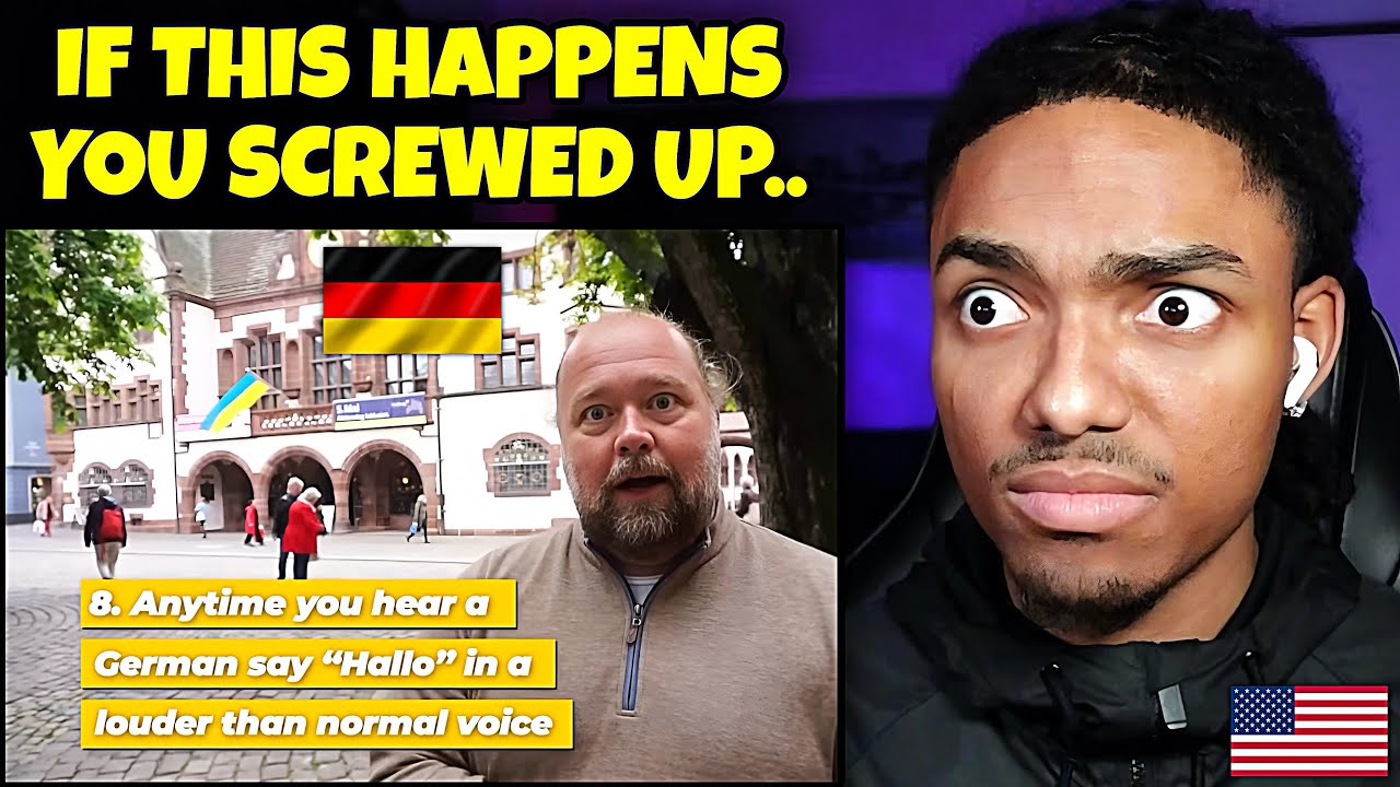 AMERICAN REACTS to How to Upset Germans
