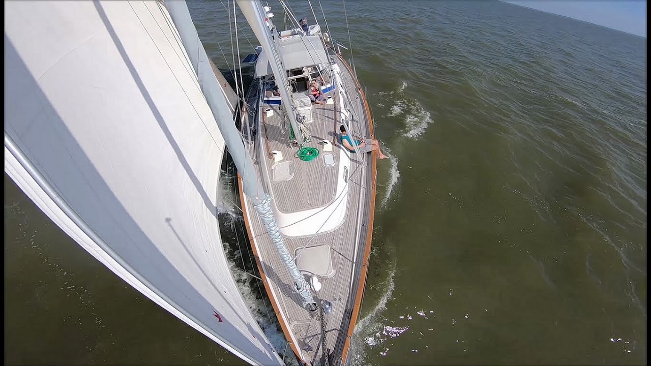 ep47 - Sailing Chesapeake - Betterton to Edgewater - Hallberg-Rassy 54 Cloudy Bay - Oct 2018