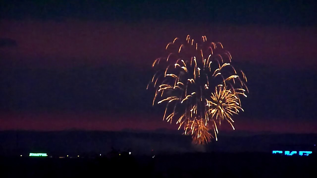 Start Feuerwerk Schweinfurter Volksfest 2019