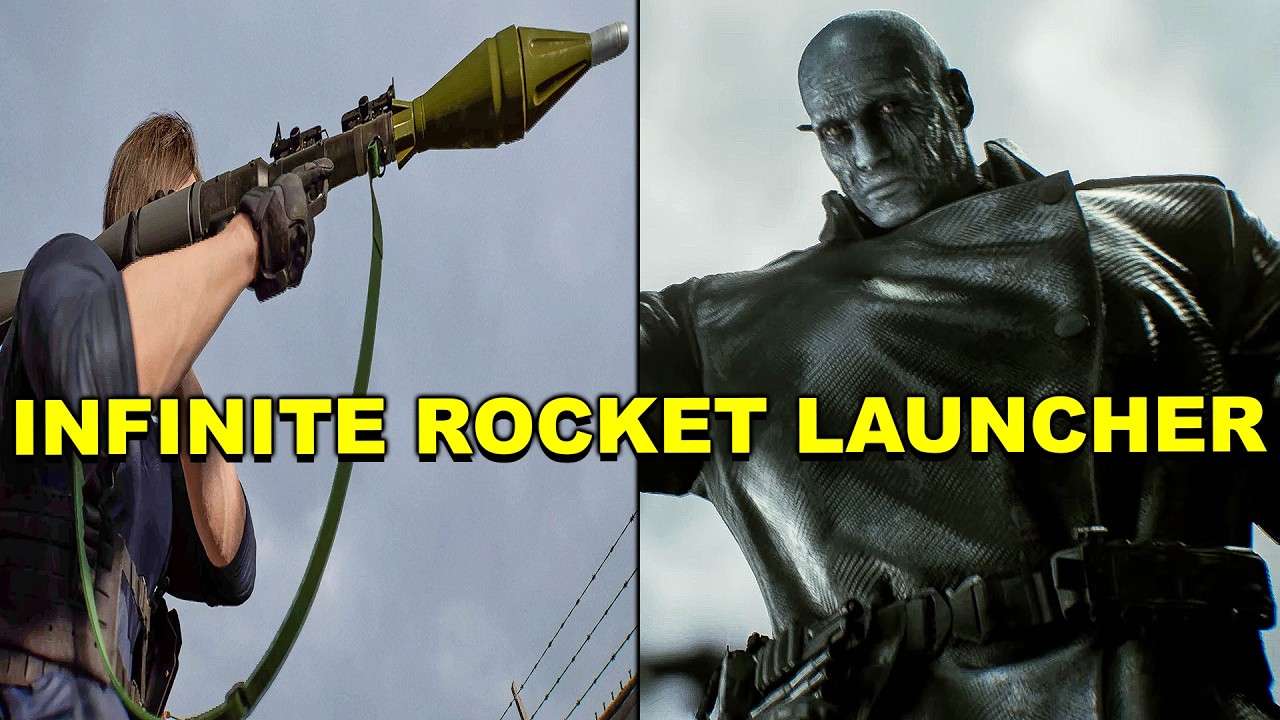 Resident Evil Requiem - INFINITE ROCKET LAUNCHER VS Bosses Gameplay