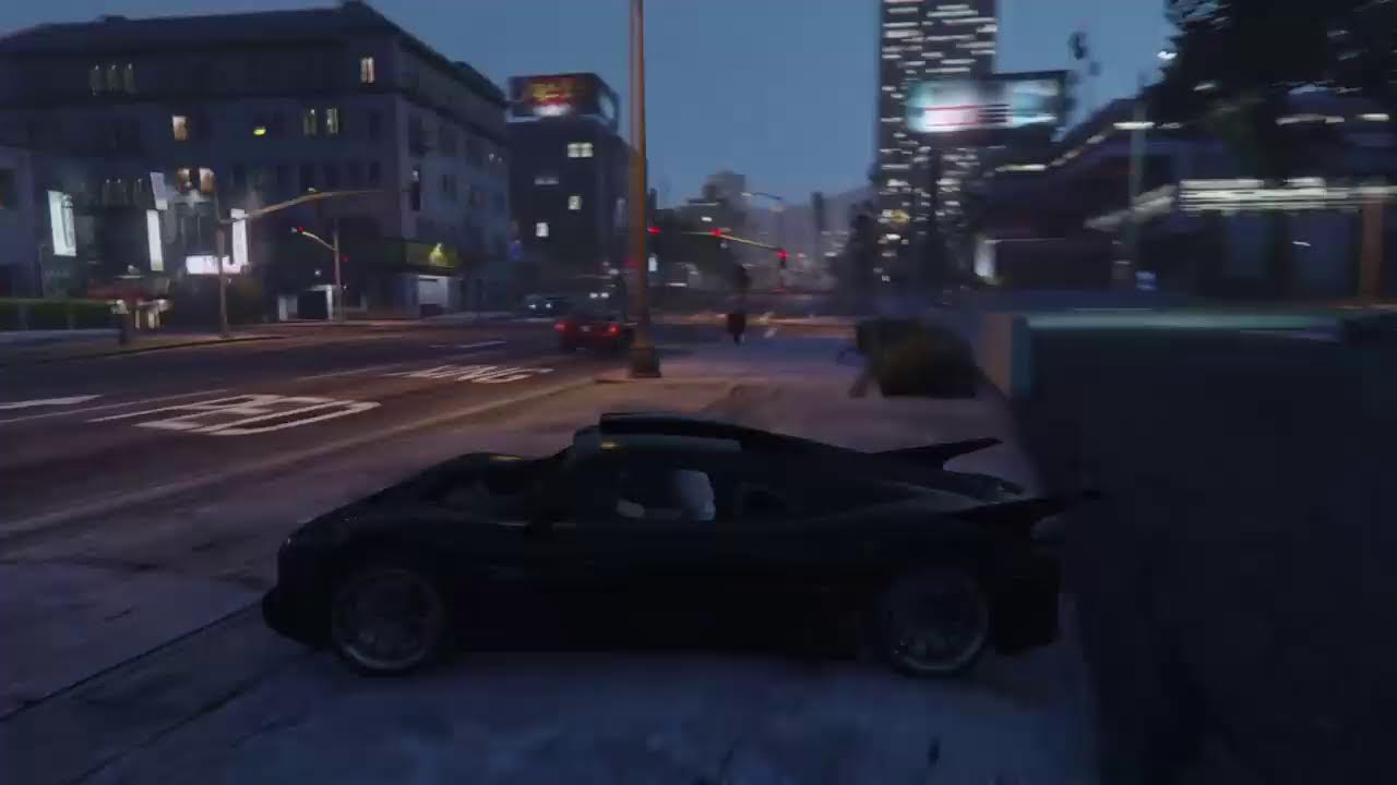 Running from the police (GTA5)