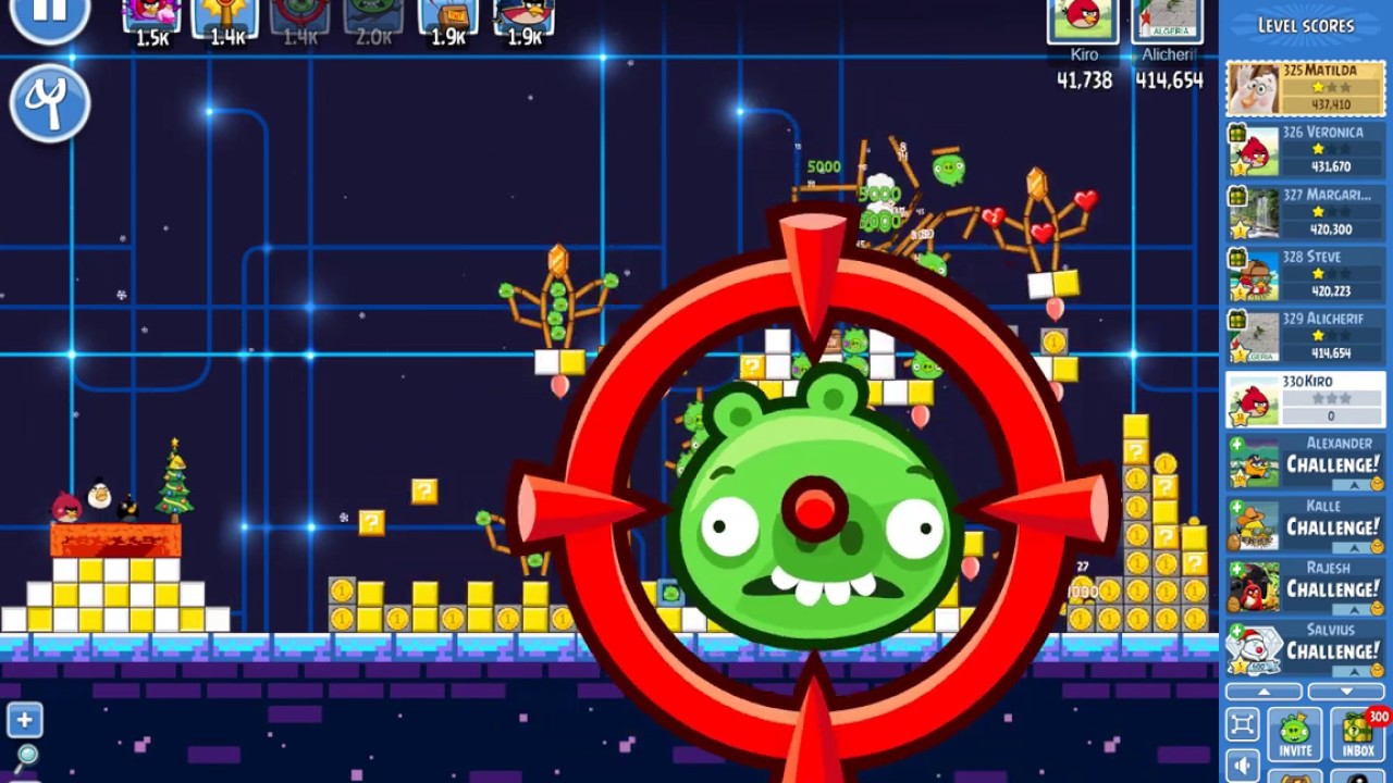 Angry Birds Friends/ Retro Games tournament, week 368/B, level 4