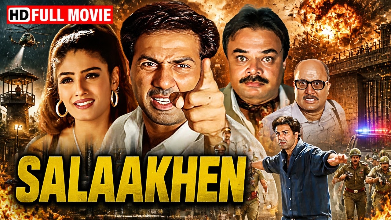 Salaakhen (1998) Full Hindi Movie | Sunny Deol, Raveena Tandon & Amrish Puri