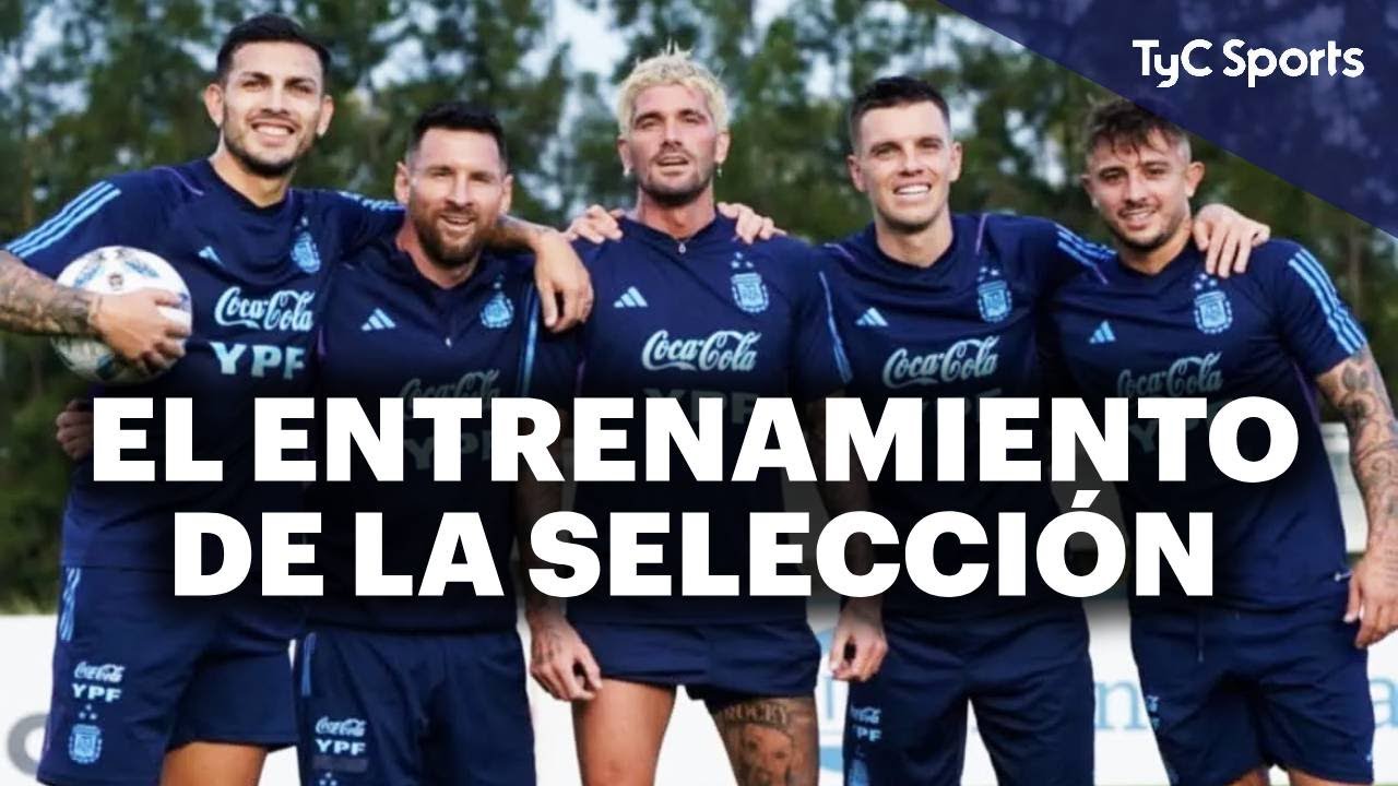 EL ENTRENAMIENTO DE LA SELECCIÓN ARGENTINA ⚽ MESSI HIZO MAGIA, GOLES, LUJOS Y MÁS 🔥 ELIMINATORIAS