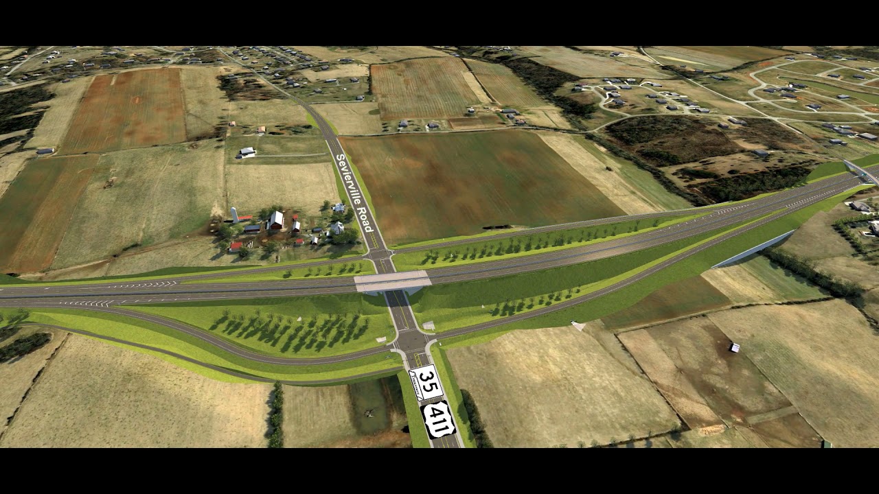 Pellissippi Parkway Extension Video Flythrough