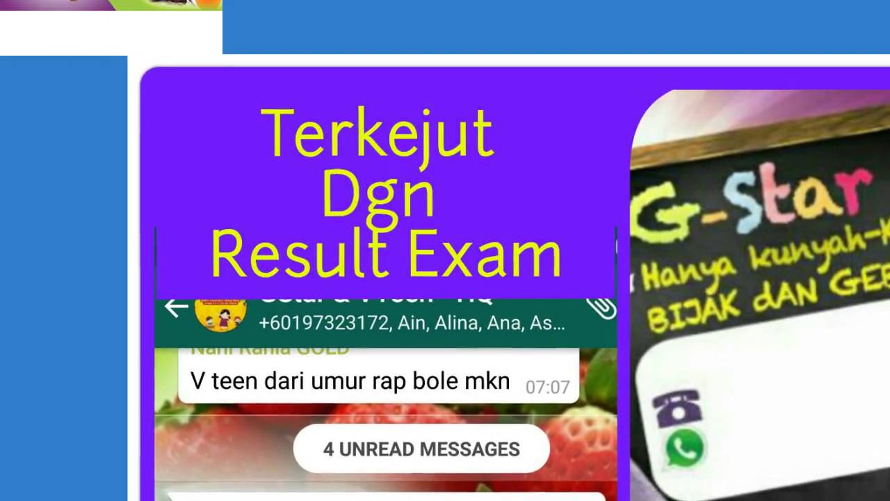 G STAR VTEEN REMAJA 12 TAHUN UPSR 5A