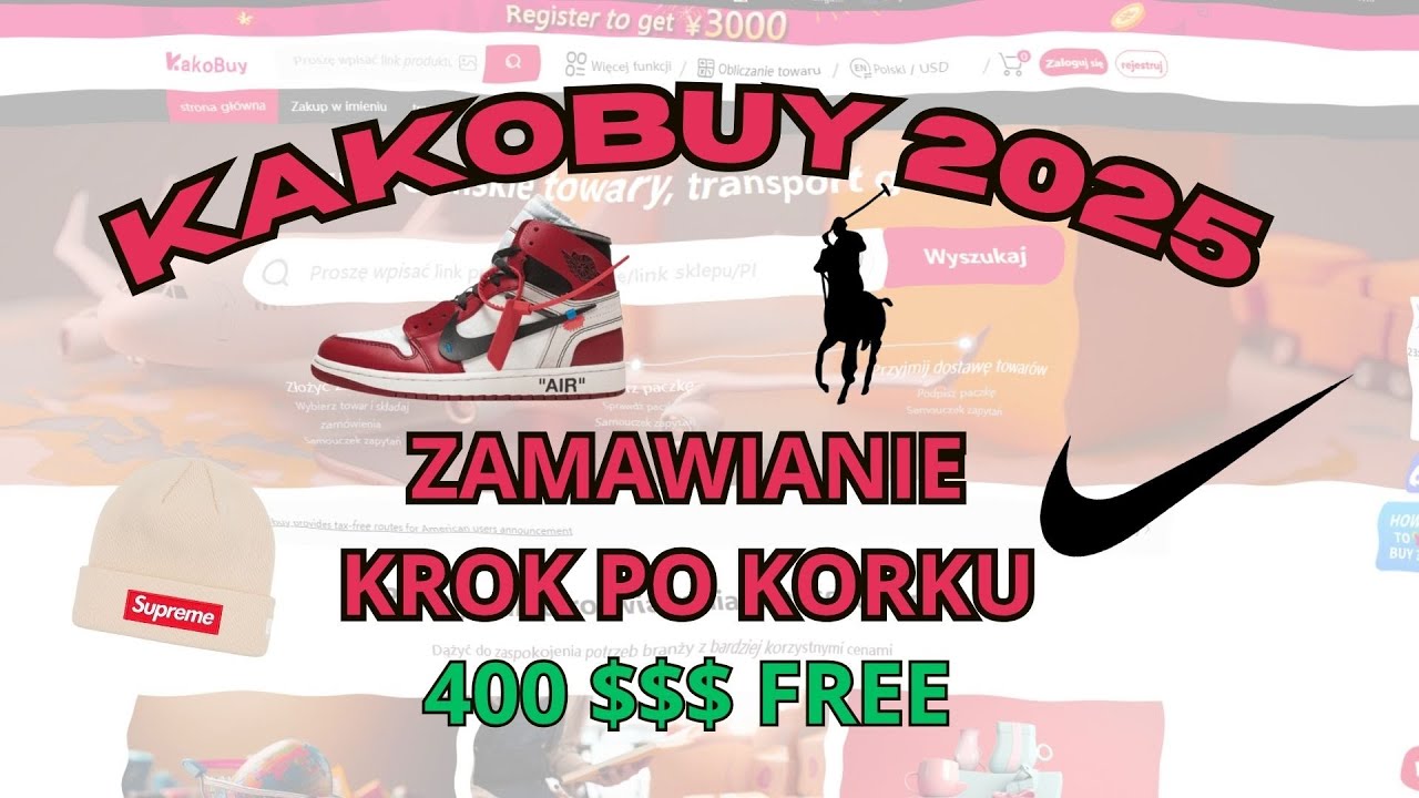 Jak zamawiać repy z Kakobuy? Kakobuy 2025 Krok po kroku poradnik!! 400$ kuponów