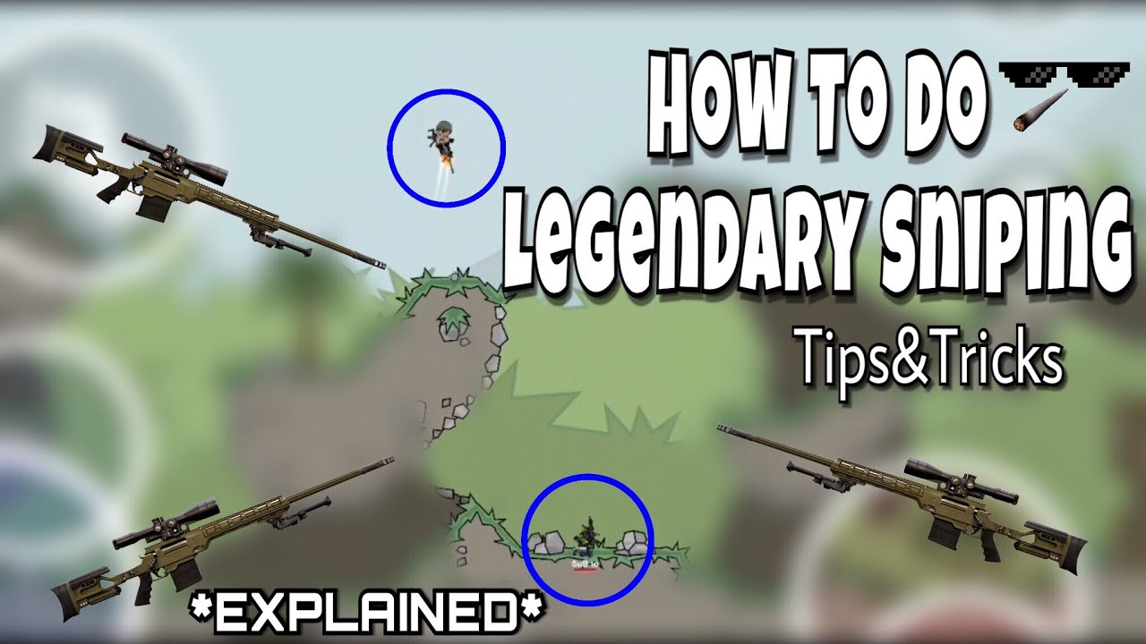 How To Do LEGENDARY Sniping | LEGEND Tips&Tricks : Doodle Army 2: Mini Militia