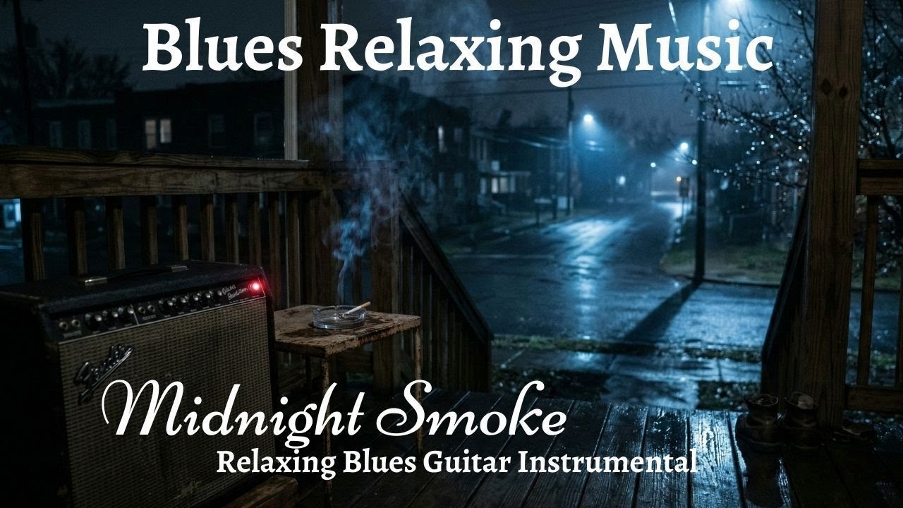 Blues Relaxing Music: Midnight Smoke – Relaxing Blues Guitar Instrumental