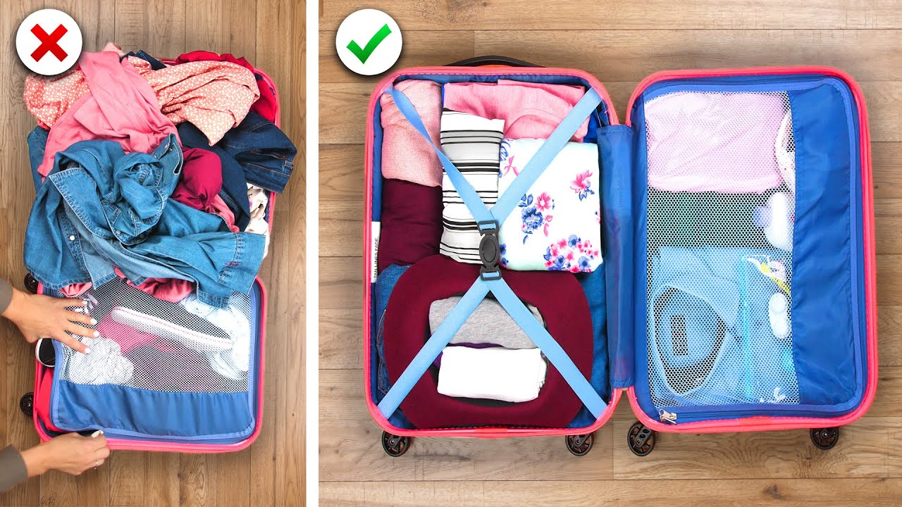 TRAVEL HACKS! PACK UP AND GO | 15 CARA JITU BERKEMAS DAN HACKS JALAN-JALAN JUGA LEBIH BANYAK IDE DIY