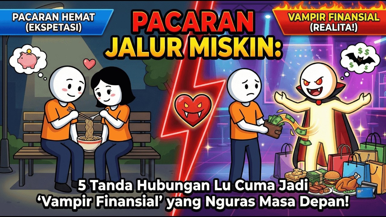 PACARAN JALUR MISKIN: 5 Tanda Hubungan Lu Cuma Jadi 'Vampir Finansial' yang Nguras Masa Depan!