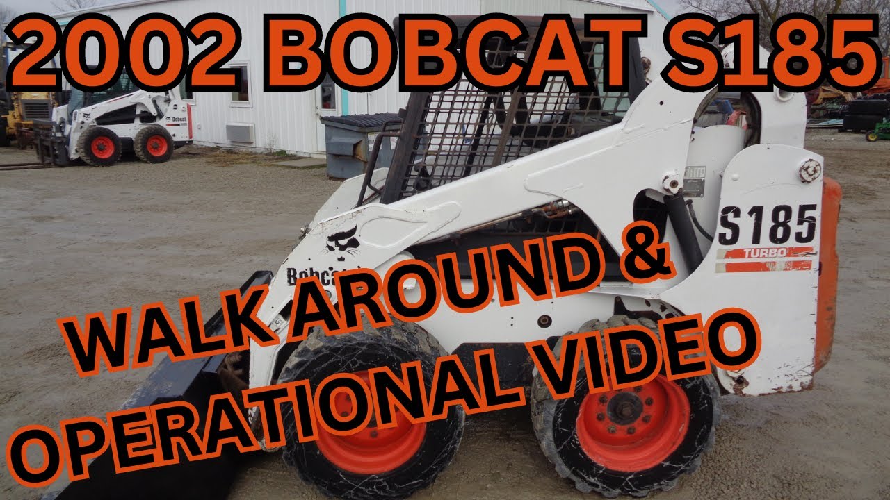 2002 Bobcat S185 Walk Around & Operational Video    $15,900