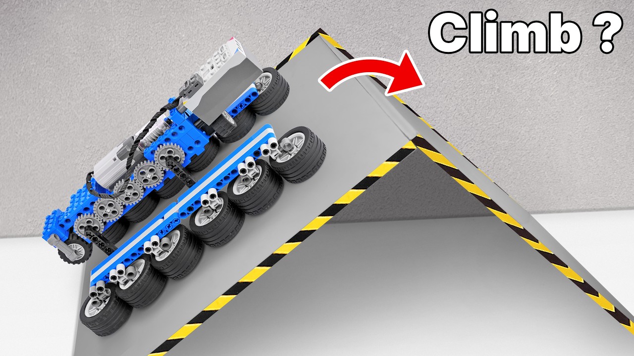 Построил шагающего робота LEGO для преодоления препятствий на столе | FM Lego Technic