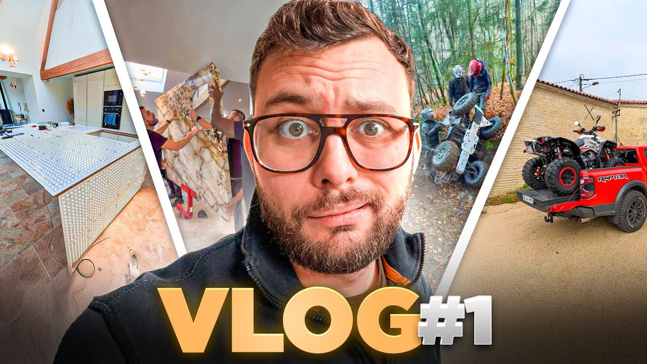 Les coulisses de notre chantier (pose du plan de travail et bien plus encore !) 