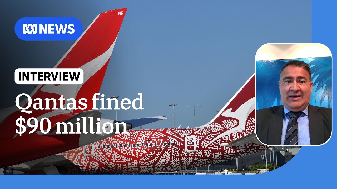 Qantas fined $90m for illegally sacking staff during COVID-19 pandemic | ABC NEWS