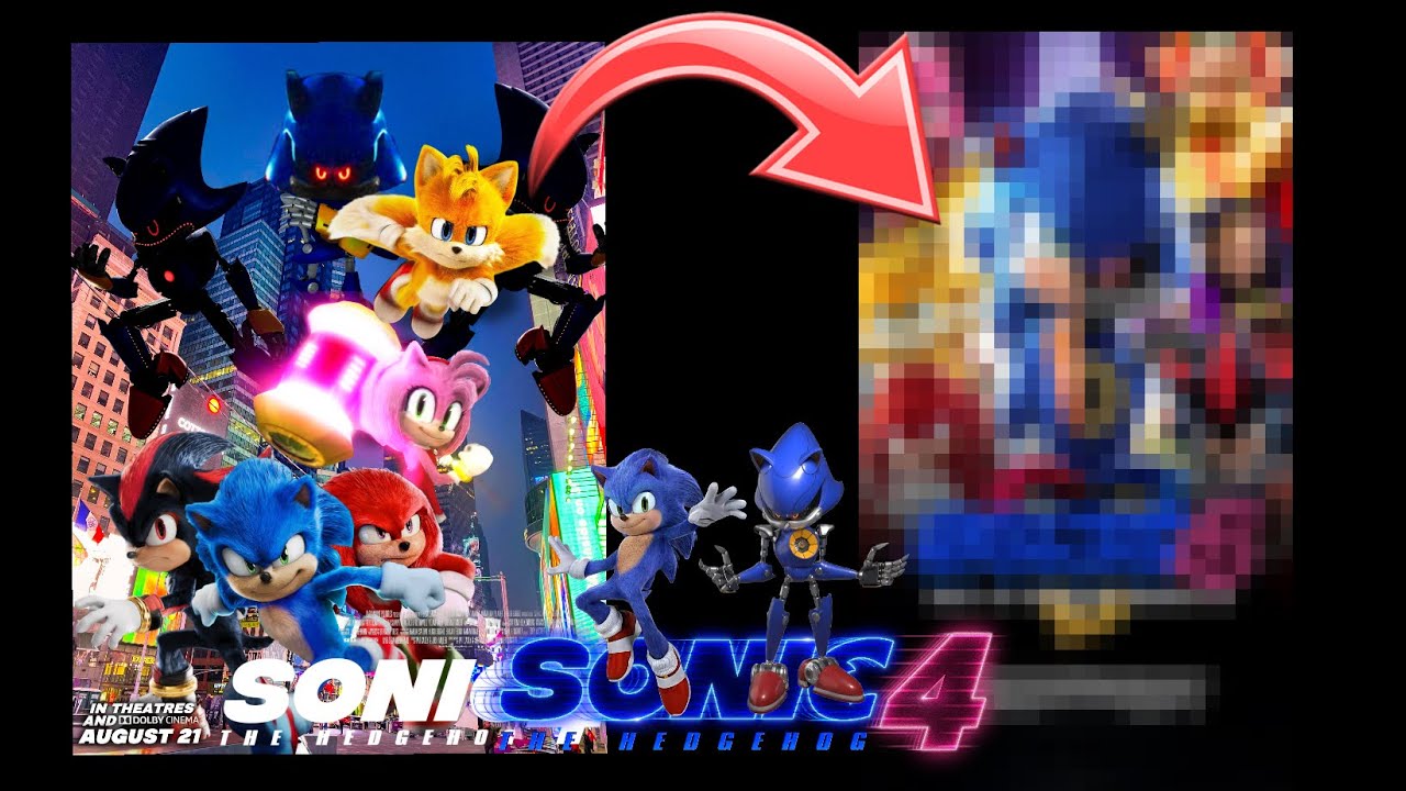I made a new Sonic the Hedgehog 4 poster!