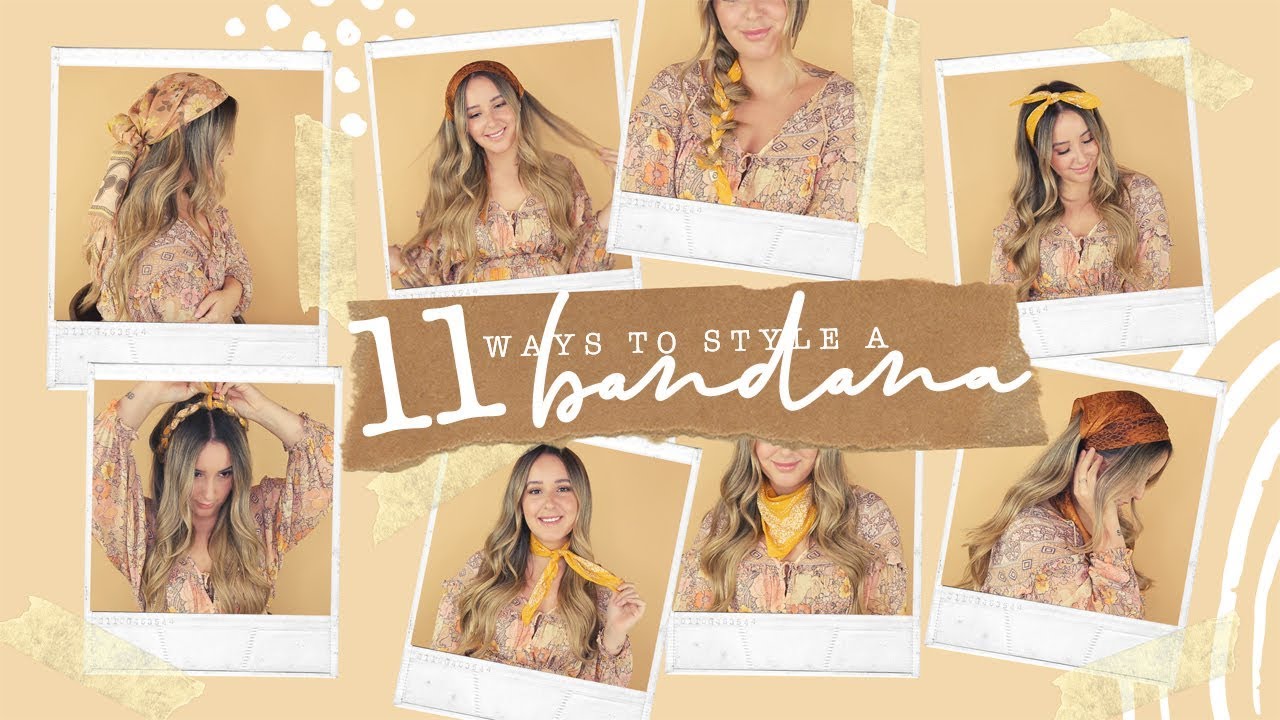 11 Ways To Style A Bandana!