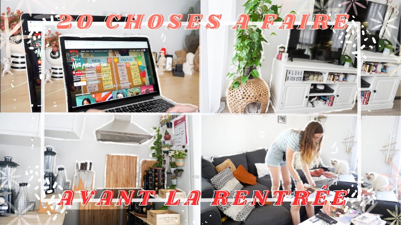 20 CHOSES A FAIRE AVANT LA RENTREE #15BackToSchool