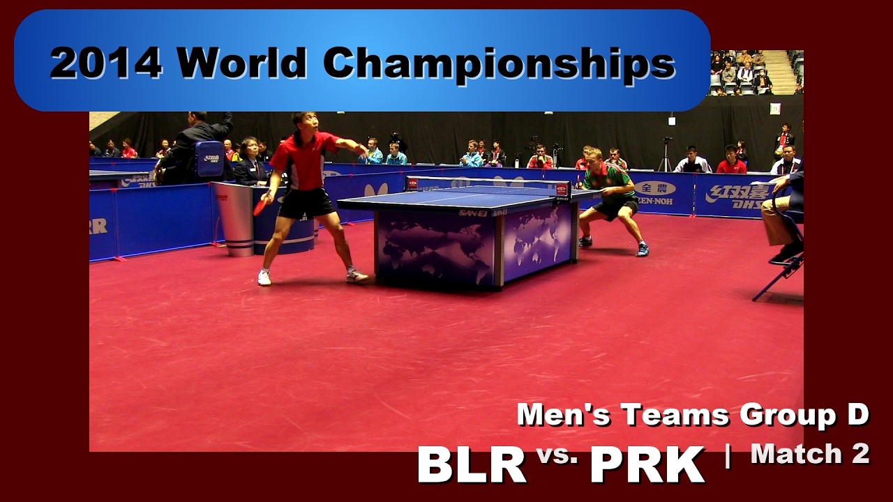 2014 WTTC Men's Teams Group D: BLR-PRK Match 2: Pavel Platonov v Kim Hyok Bong