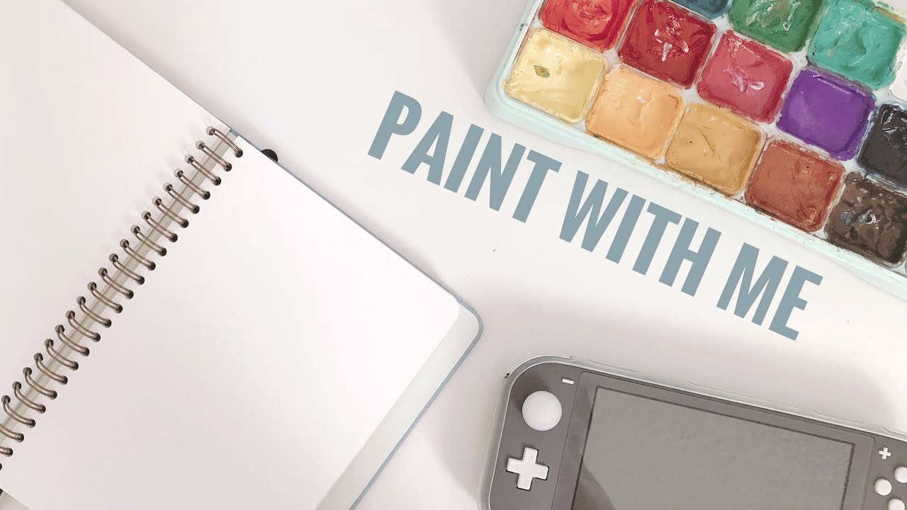 🌱 painting animal crossing scenes //sketchbook diaries
