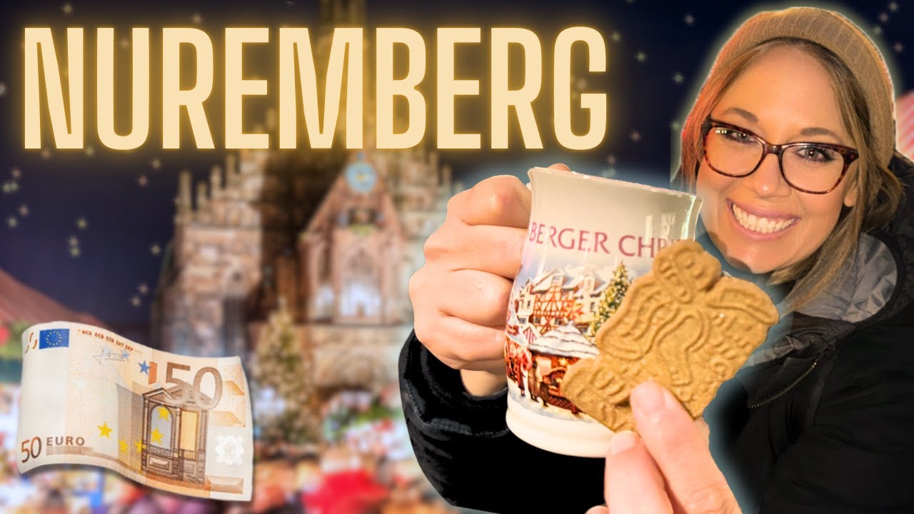 Nuremberg CHRISTMAS Market FOOD TOUR🇩🇪 Is $50 Enough!?!?