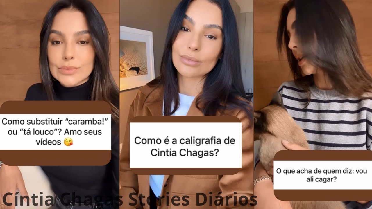 Cíntia Chagas Responde | Como é a caligrafia de Cíntia chagas?