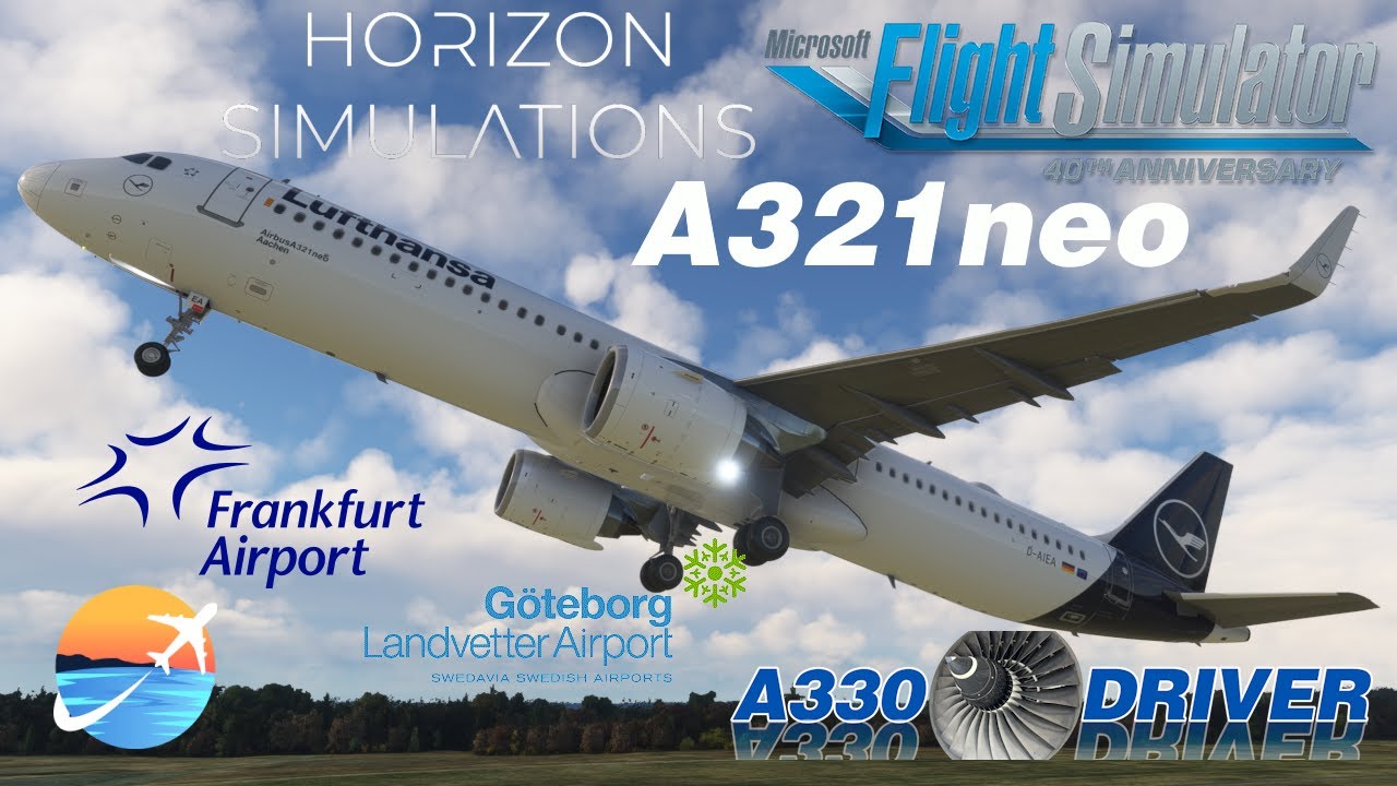 Let's FLY the A321neo Frankfurt-G&ouml;teborg | VATSIM | Real Airbus Pilot