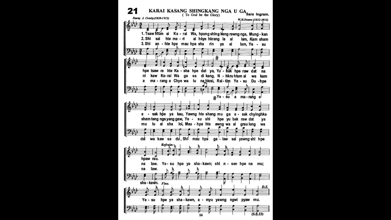 Karai Kasan Shingkang nga u ga(Hymn No 21)