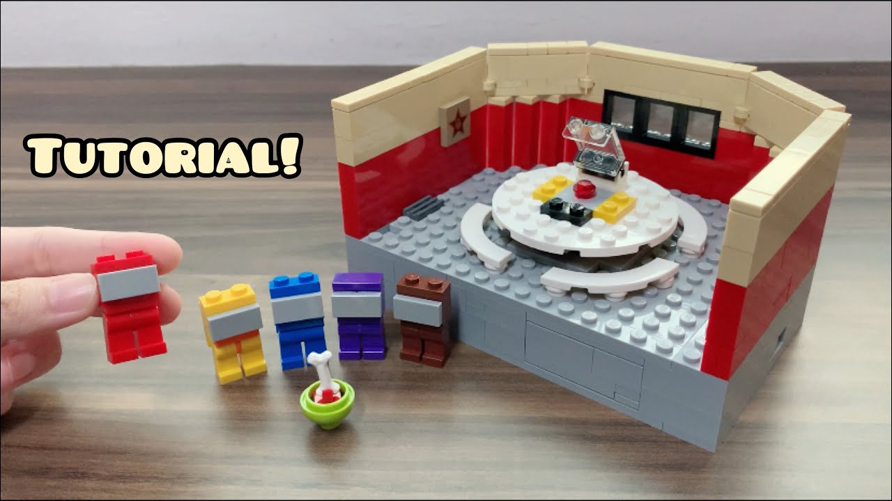 How to build a Lego Among Us puzzle *cafeteria*
