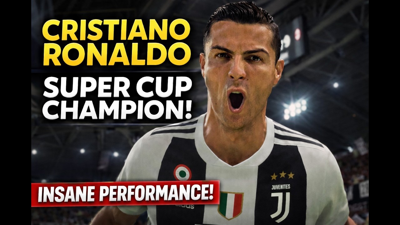 Ronaldo Unstoppable 🔥 | Super Cup Final | FIFA 19 Career Mode PC (Gameplay#6) | BGamer