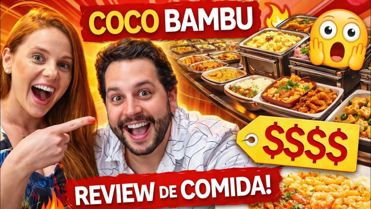 COMEMOS no Buffet do Coco Bambu e NÃO ESPERÁVAMOS ISSO!