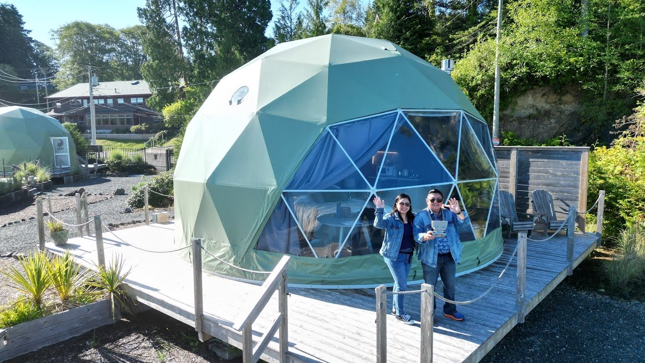 Tofino Wildpod Glamping 2023 via Harbour Air Seaplane 😻😻😻