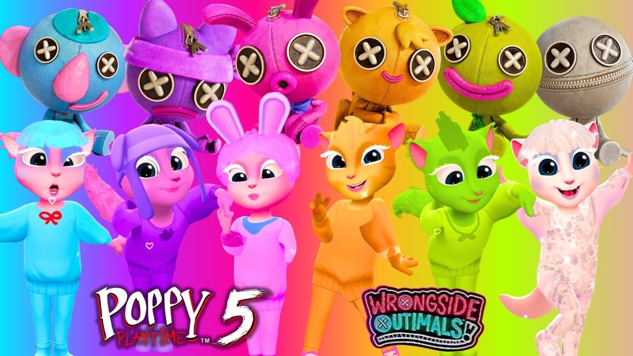 🌈😻ANGELA 2 ➕ POPPY PLAYTIME 5 Cosplay Makeover