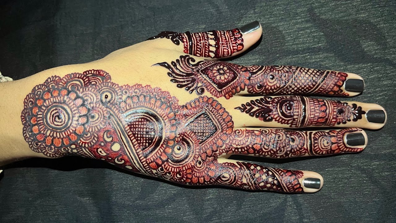 ✨ Easy & Beautiful Mehndi Design | New Arabic Henna Design 2025 | 8-Minute Tutorial 🌸#viral 